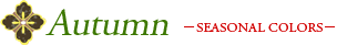 Autumn －SEASONAL COLORS－