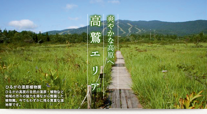 さわやかな高原へ／高鷲エリア